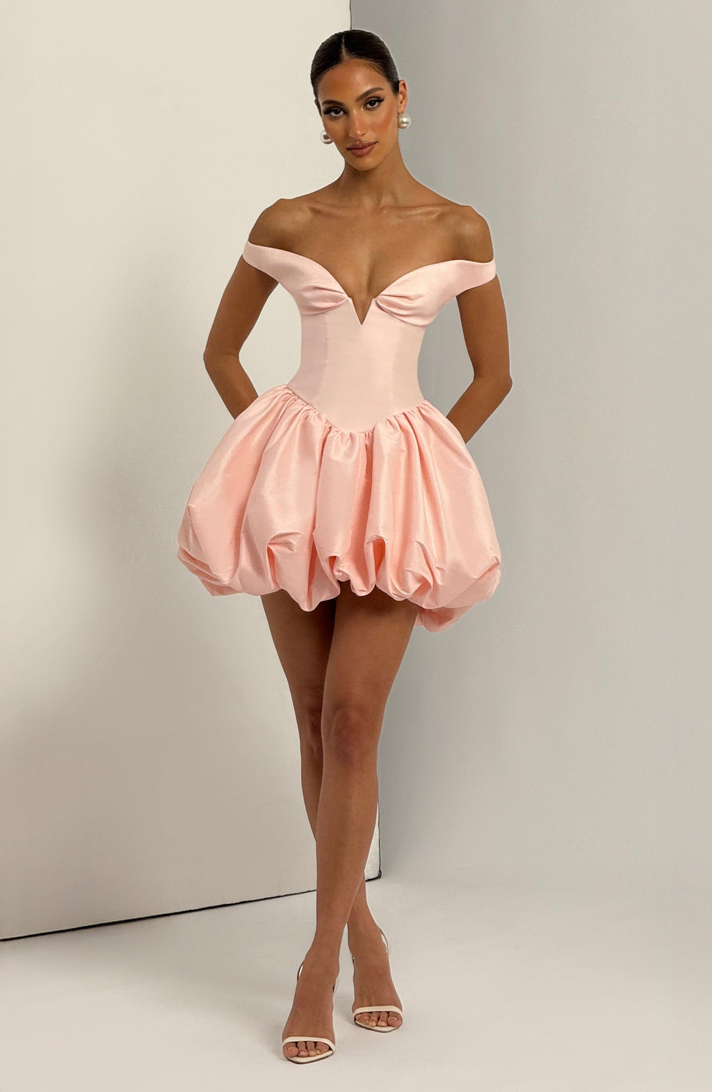Eileen Mini Dress - Blush Avalabel