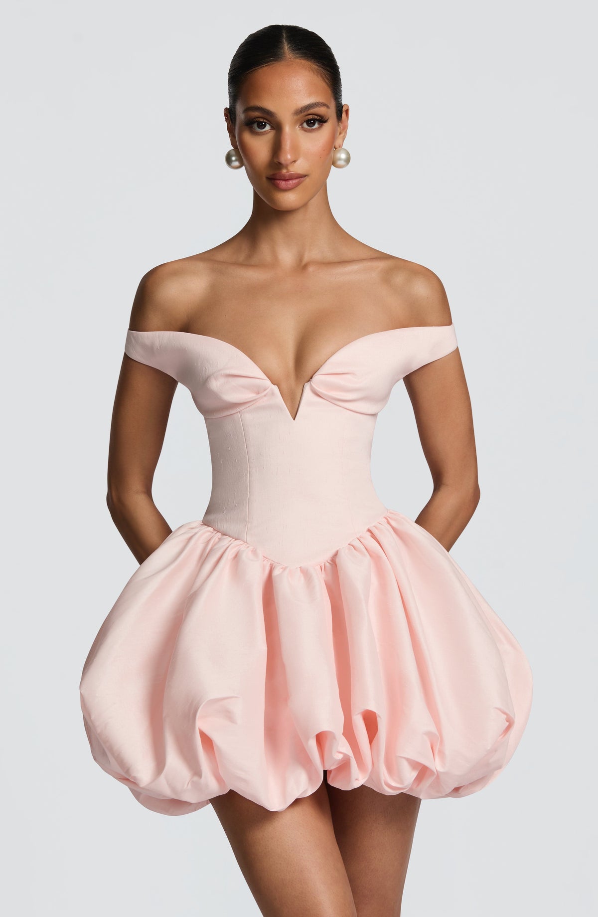 Eileen Mini Dress - Blush Avalabel