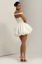 Eileen Mini Dress - Lvory Avalabel