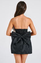 Elenora Mini Dress - Black Avalabel
