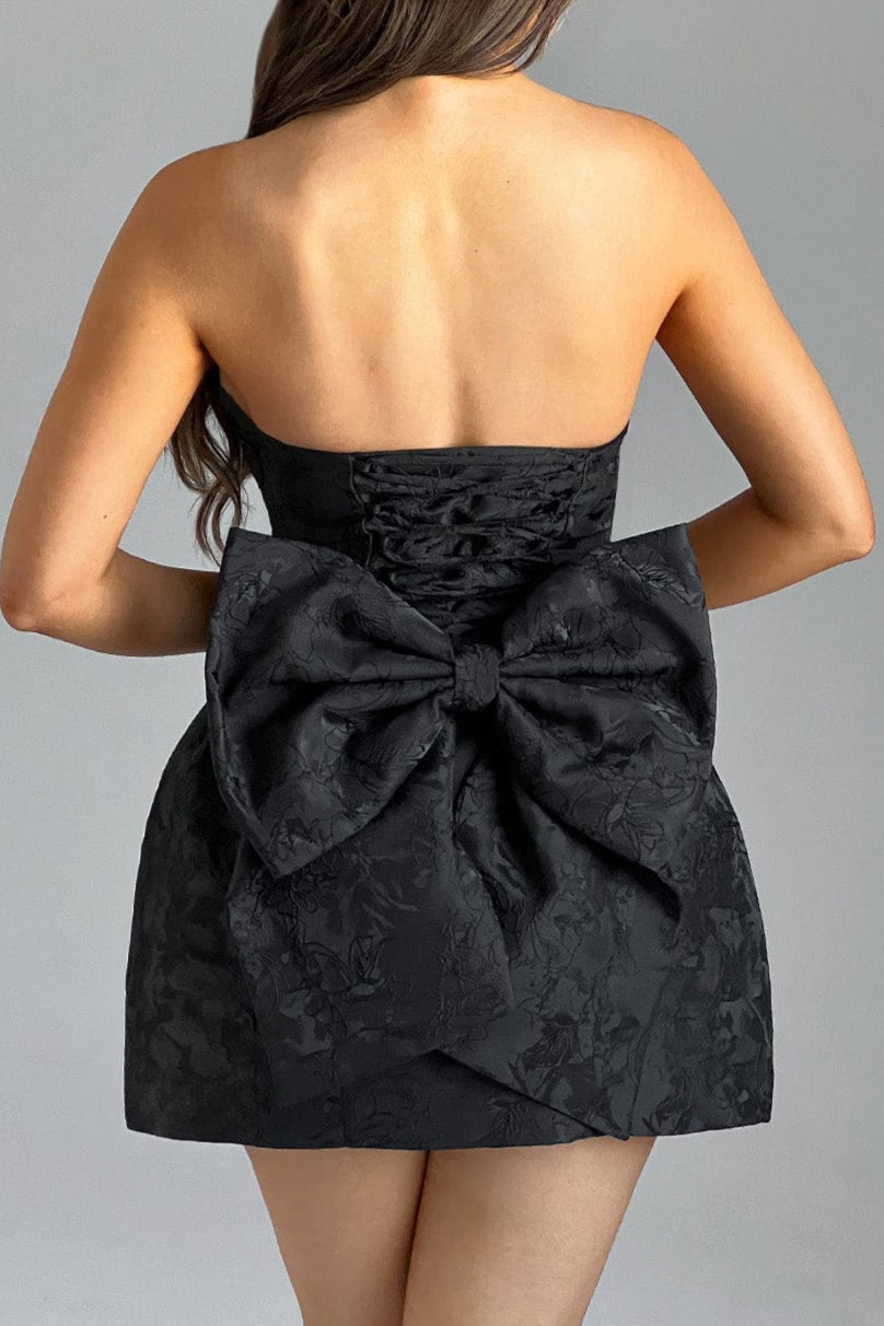Elenora Mini Dress - Black Avalabel