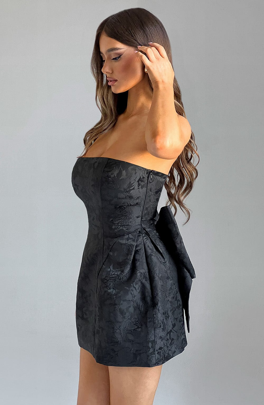 Elenora Mini Dress - Black Avalabel