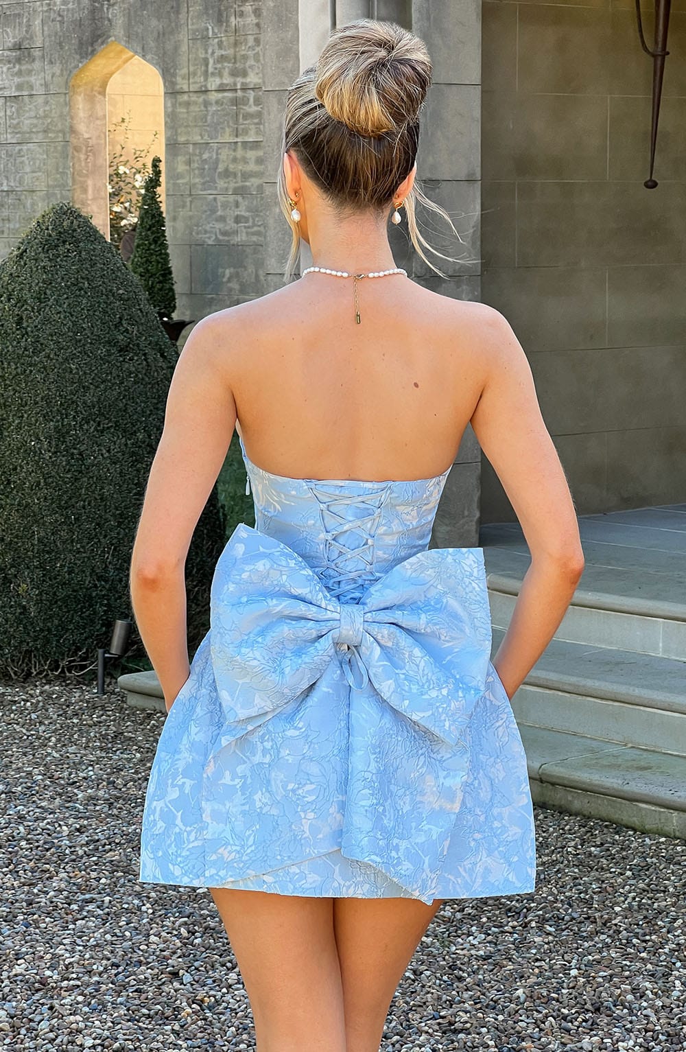 Elenora Mini Dress - Blue Avalabel