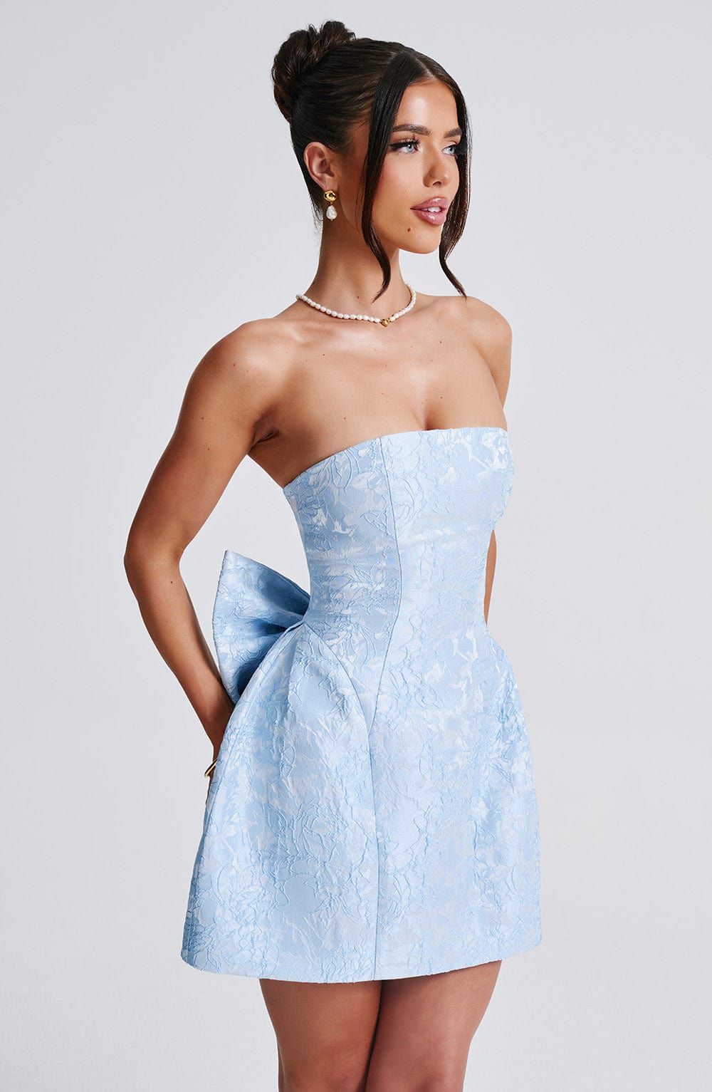 Elenora Mini Dress - Blue Avalabel