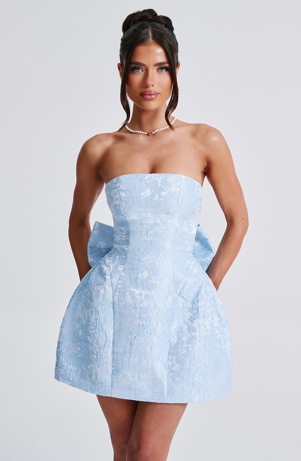Elenora Mini Dress - Blue Avalabel
