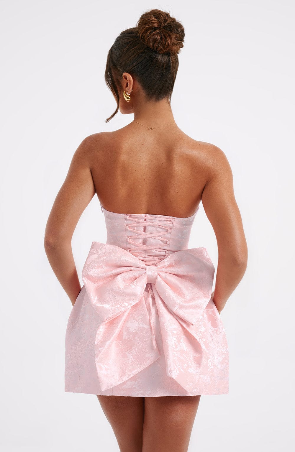 Elenora Mini Dress - Blush Avalabel
