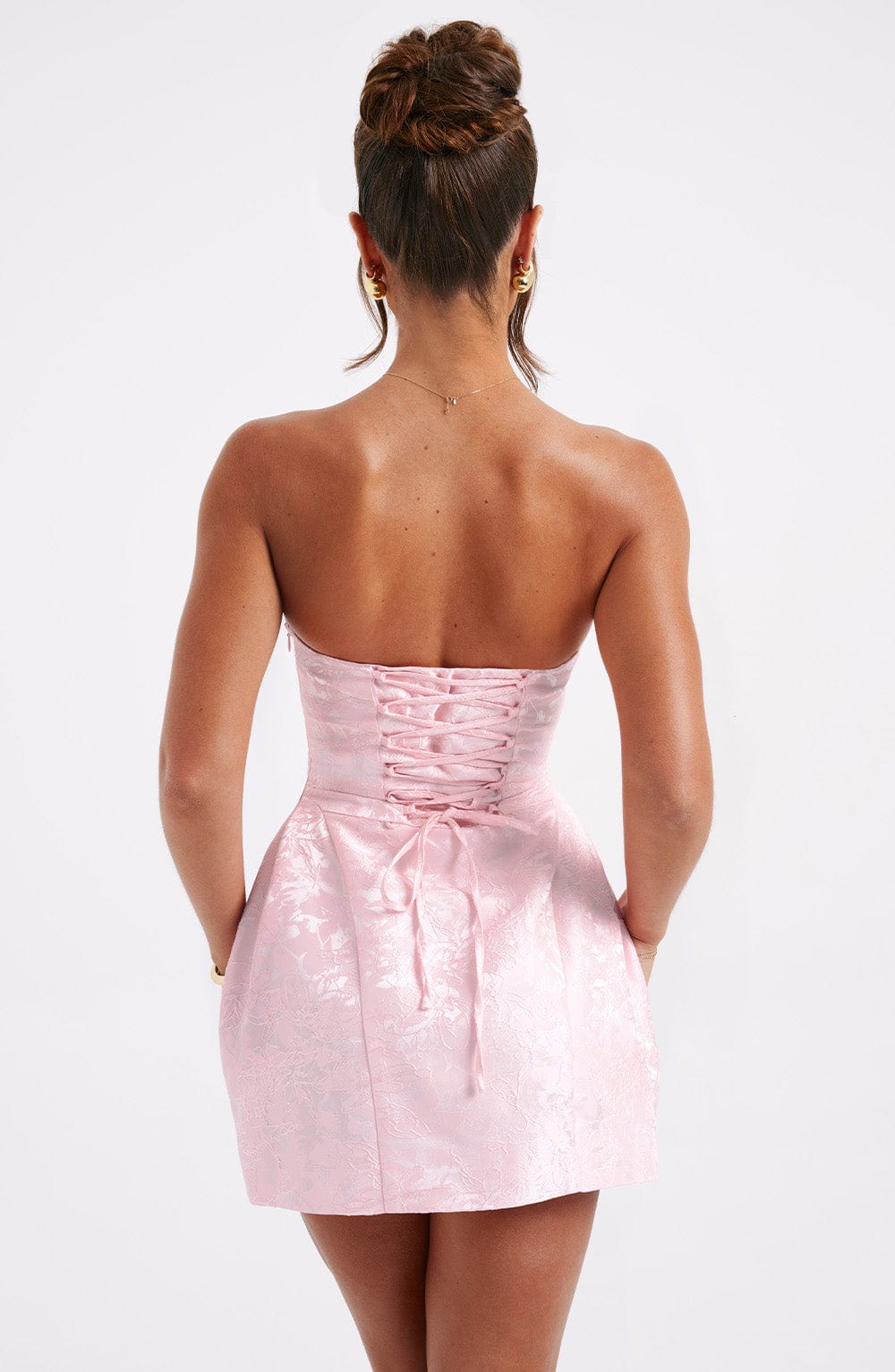 Elenora Mini Dress - Blush Avalabel