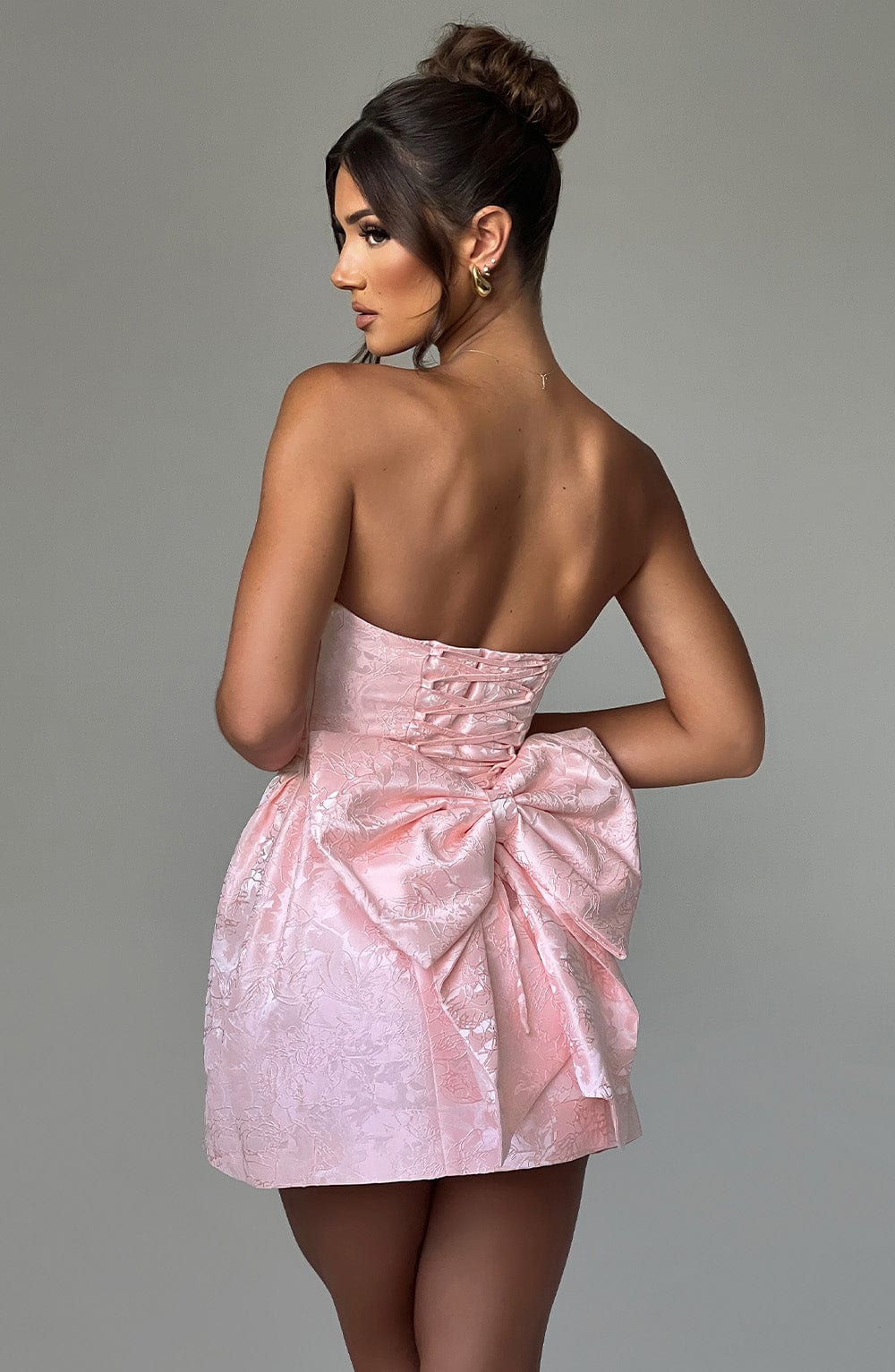 Elenora Mini Dress - Blush Avalabel