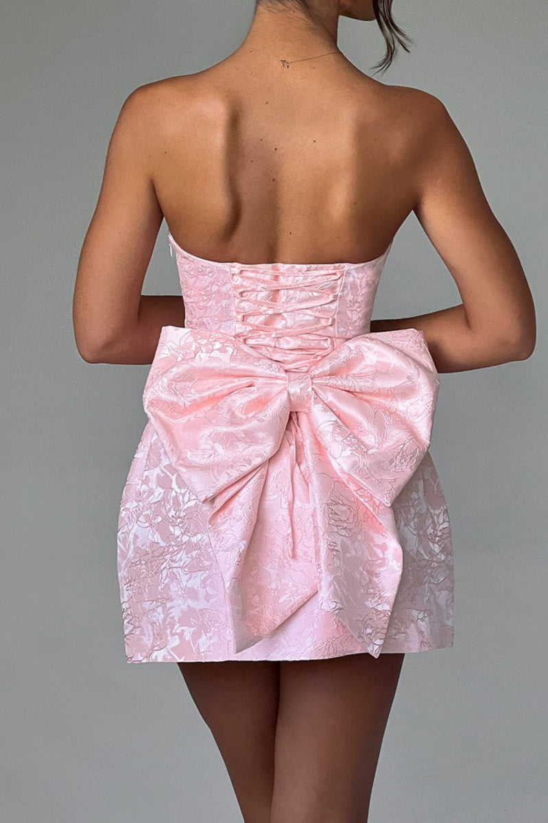 Elenora Mini Dress - Blush Avalabel