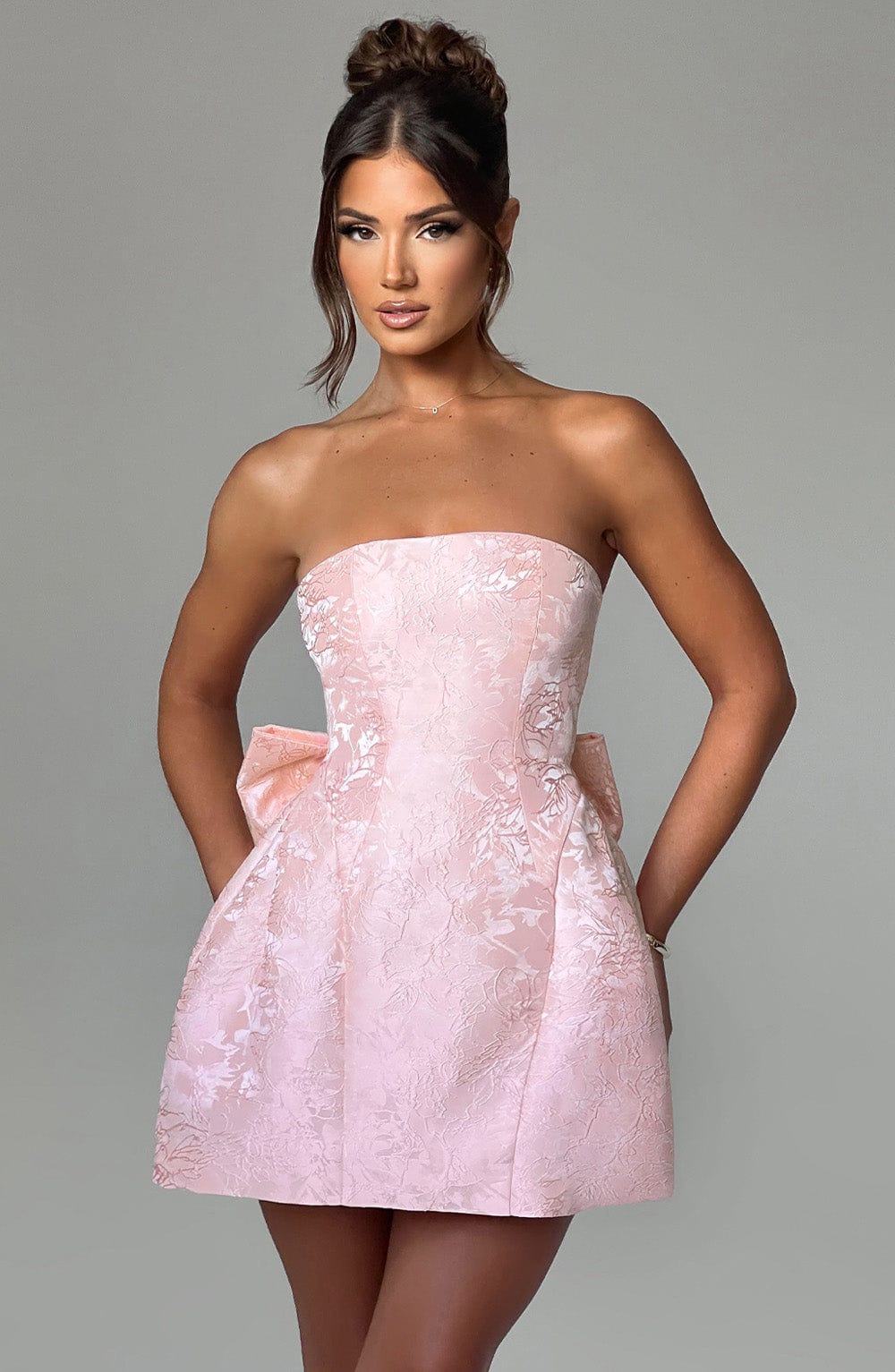 Elenora Mini Dress - Blush Avalabel