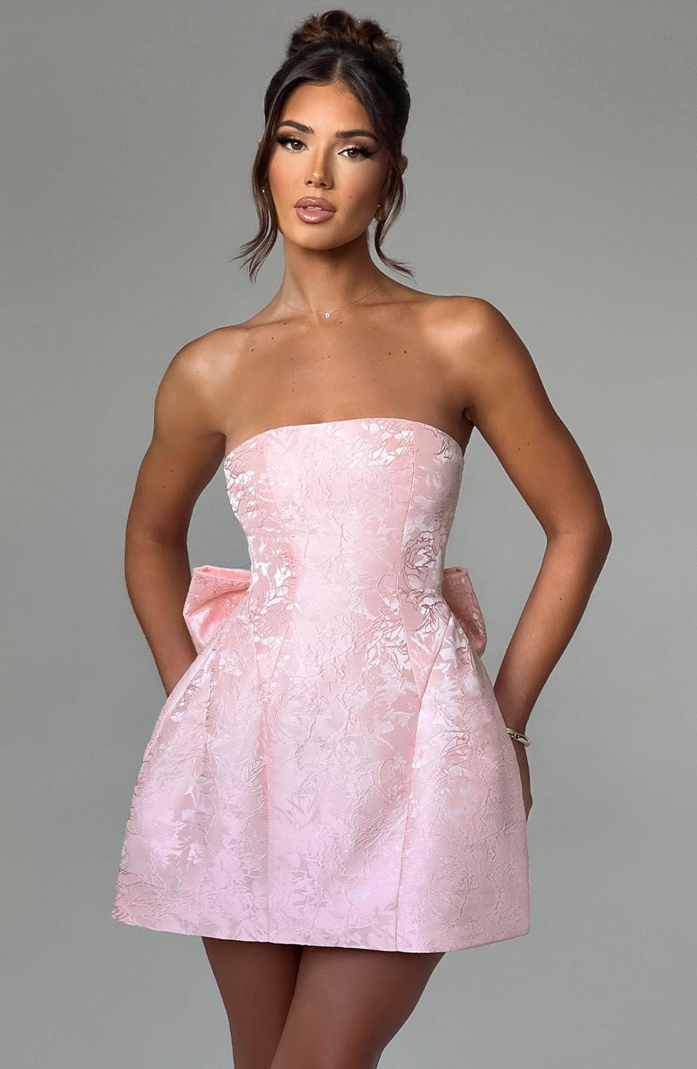 Elenora Mini Dress - Blush Avalabel