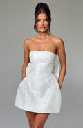 Elenora Mini Dress - Ivory Avalabel