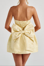 Elenora Mini Dress - Lemon Avalabel