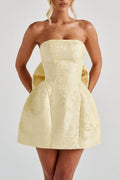 Elenora Mini Dress - Lemon Avalabel