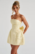 Elenora Mini Dress - Lemon Avalabel