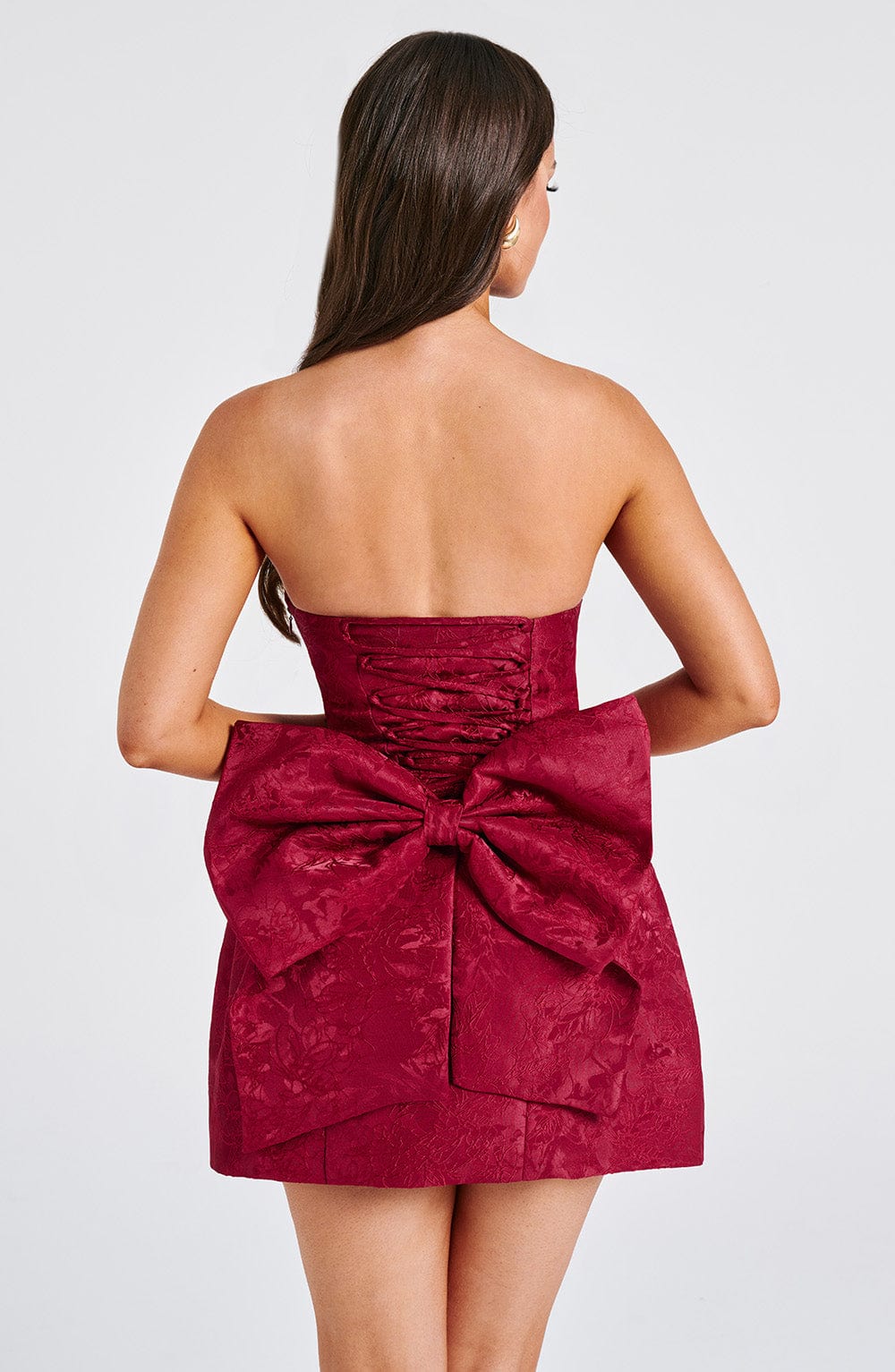 Elenora Mini Dress - Red Avalabel