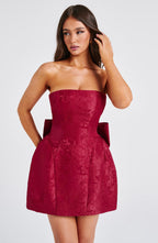 Elenora Mini Dress - Red Avalabel