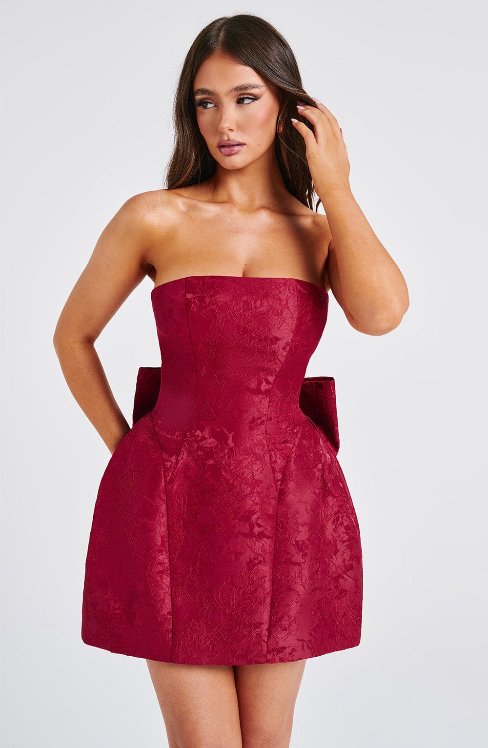 Elenora Mini Dress - Red Avalabel