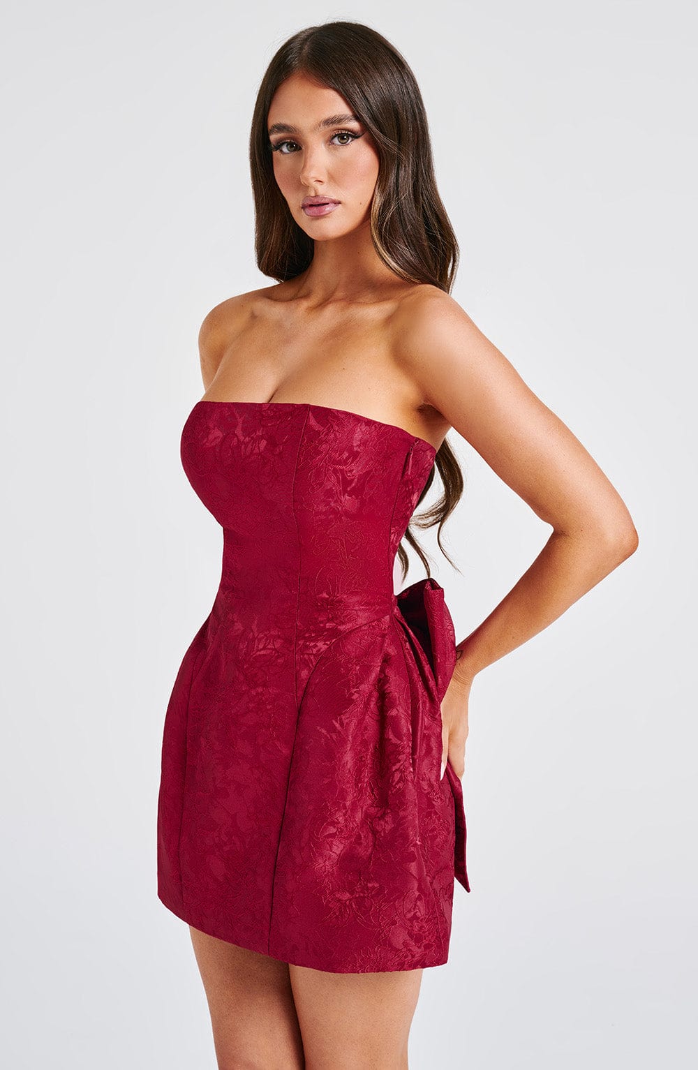 Elenora Mini Dress - Red Avalabel