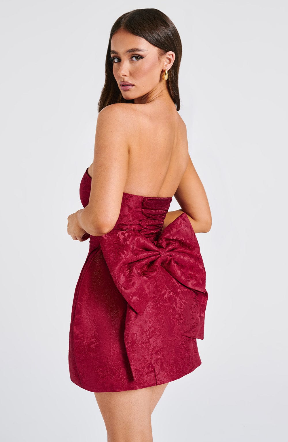 Elenora Mini Dress - Red Avalabel