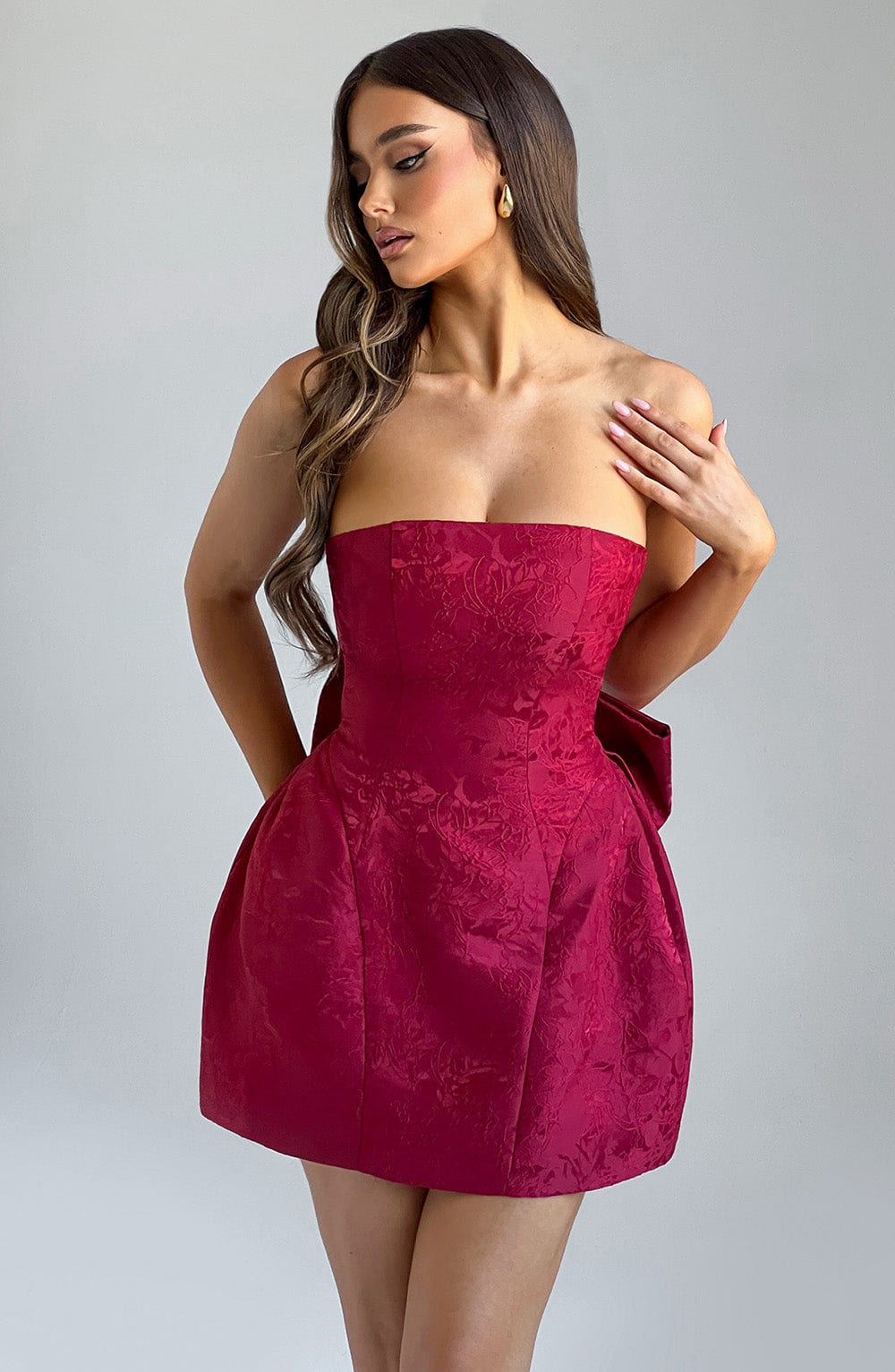 Elenora Mini Dress - Red Avalabel