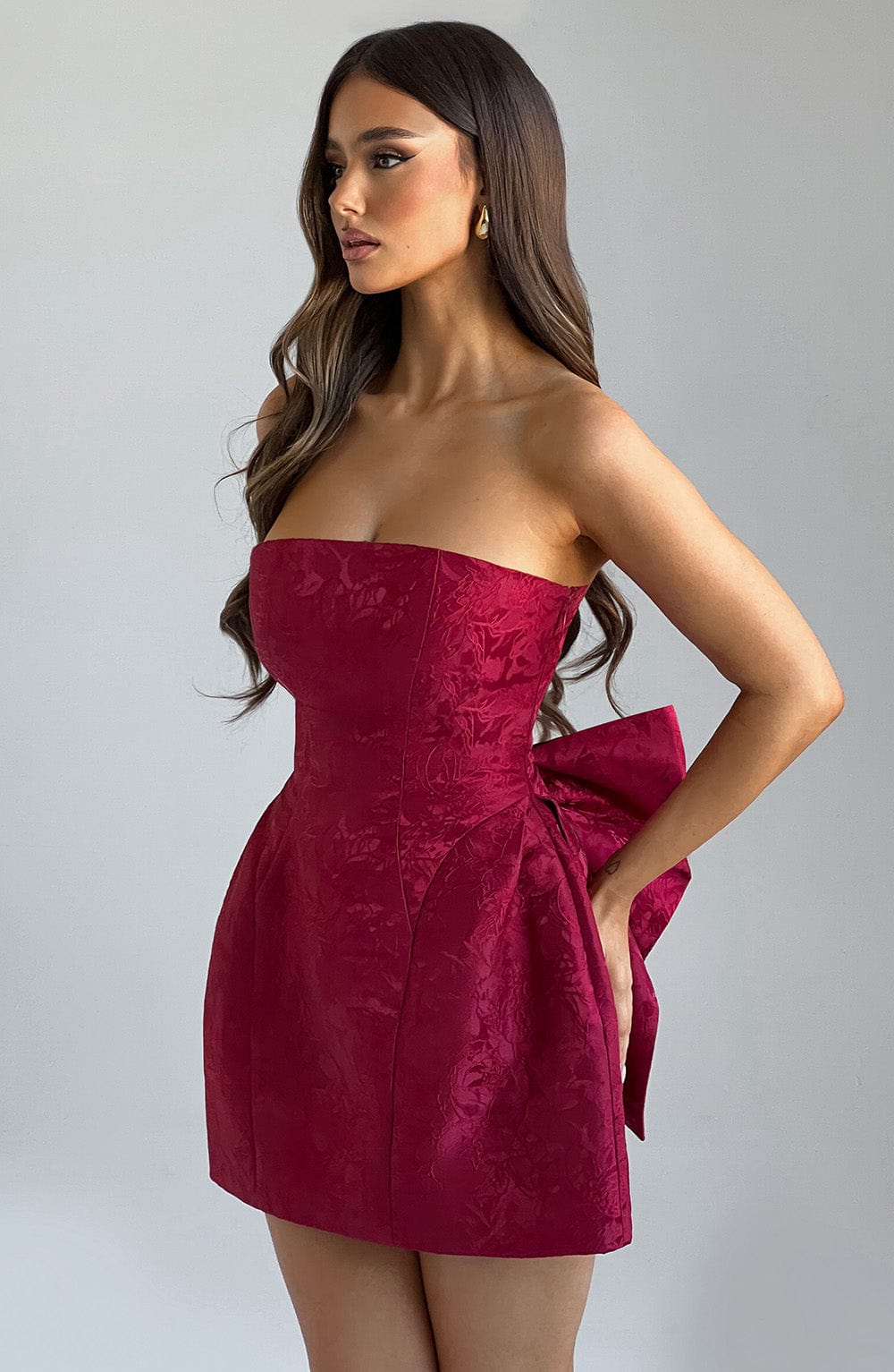 Elenora Mini Dress - Red Avalabel