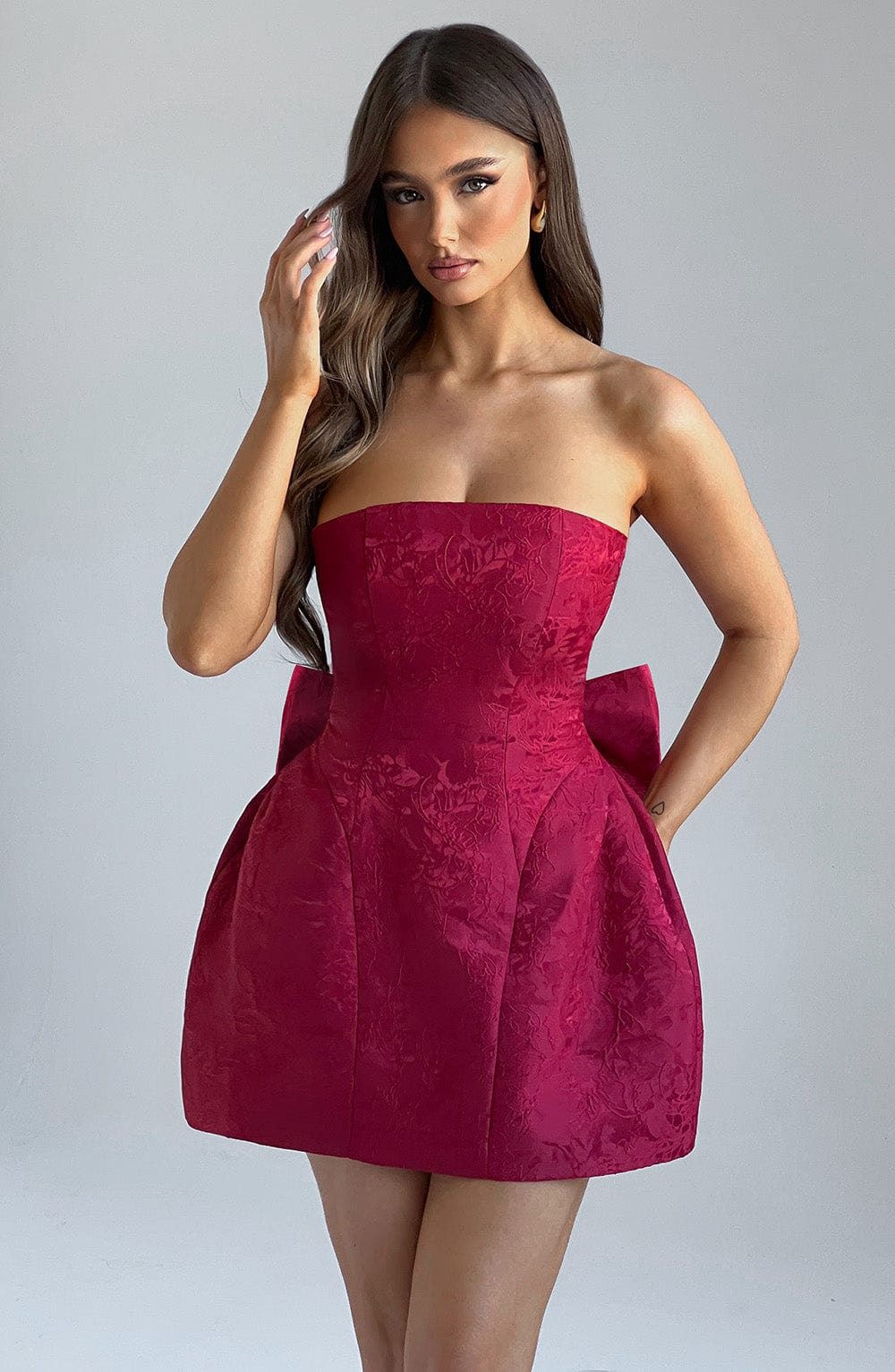 Elenora Mini Dress - Red Avalabel