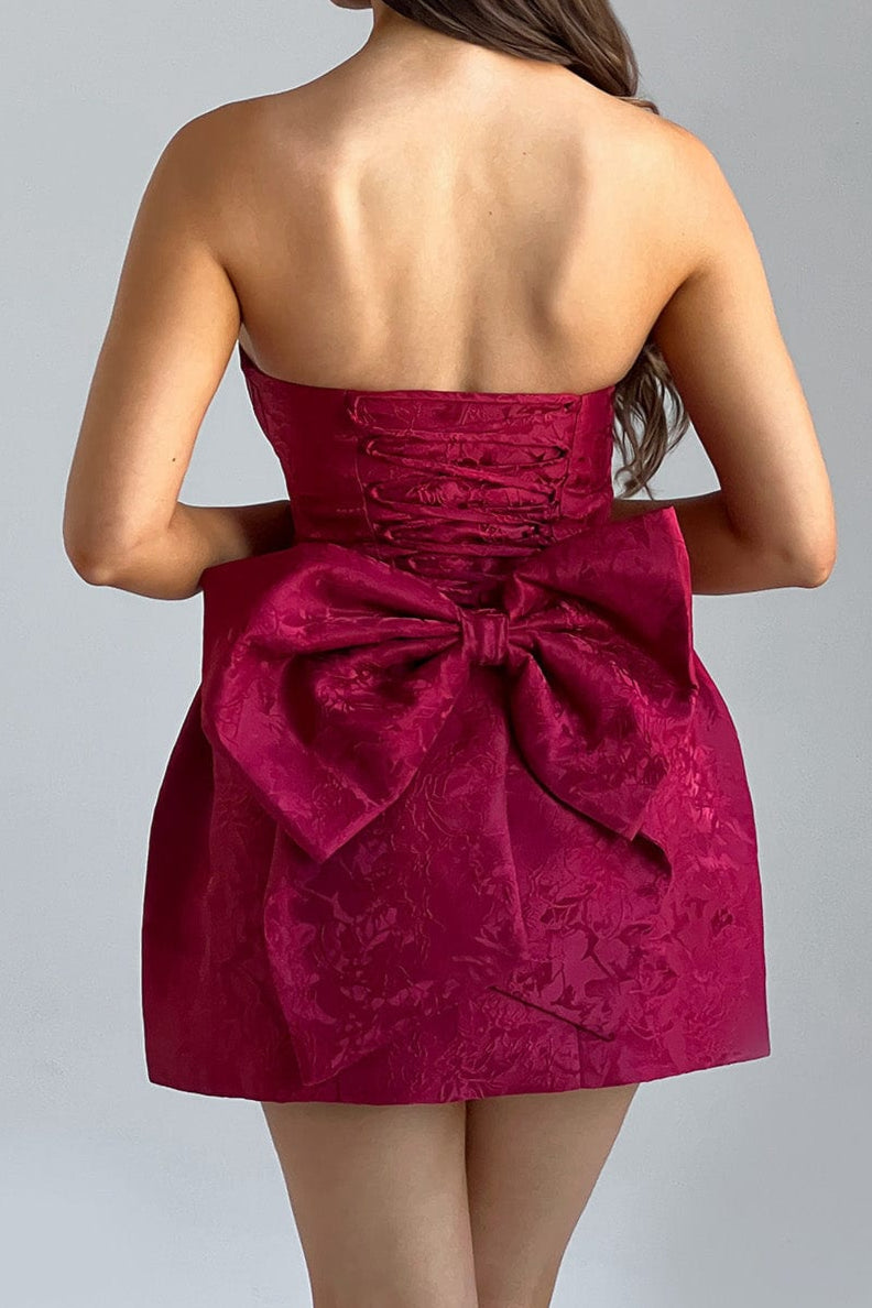 Elenora Mini Dress - Red Avalabel
