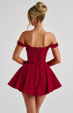 Elva Playsuit - Red Avalabel