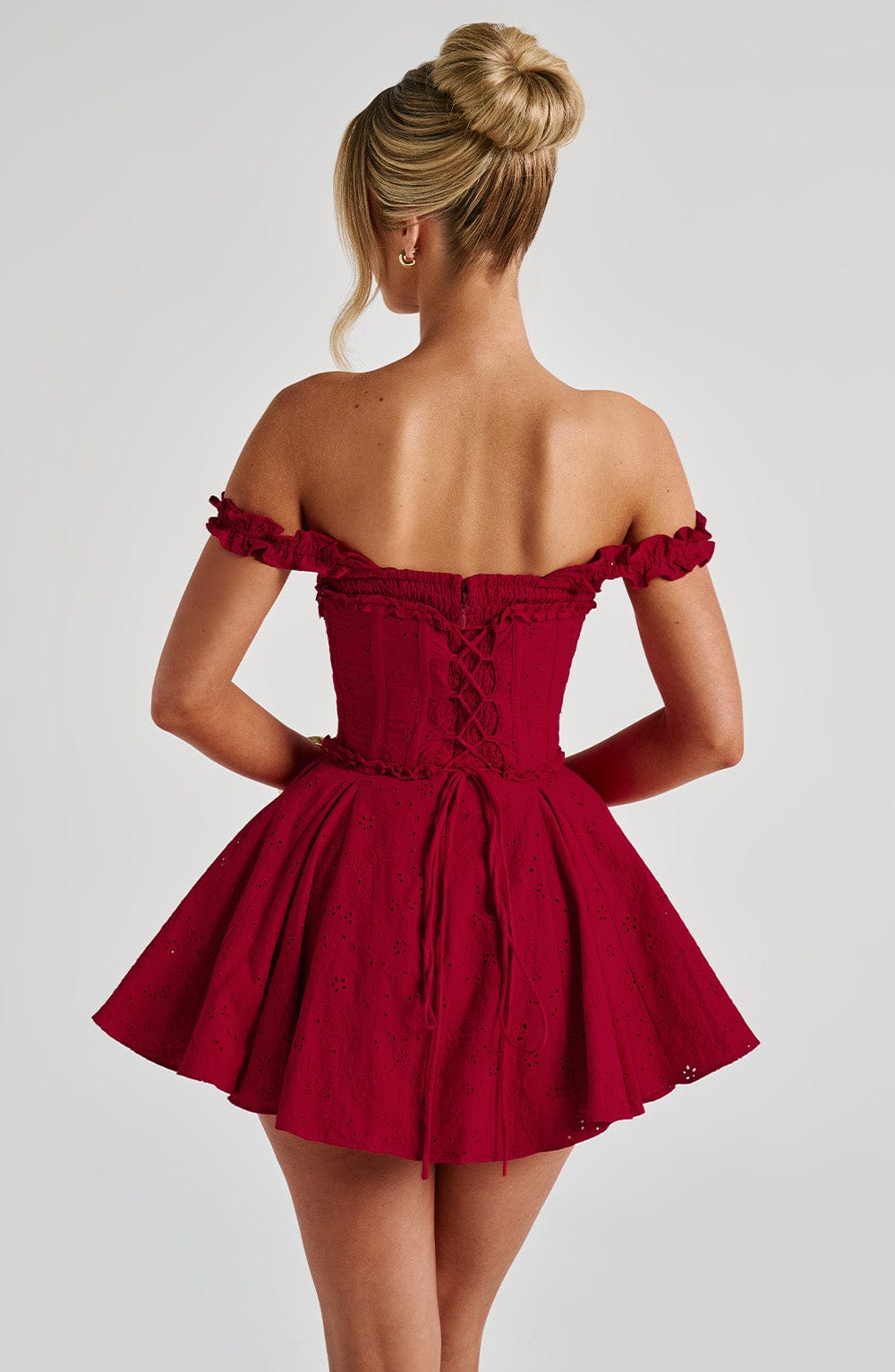 Elva Playsuit - Red Avalabel