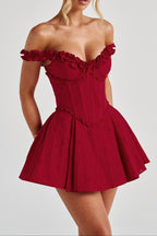 Elva Playsuit - Red Avalabel