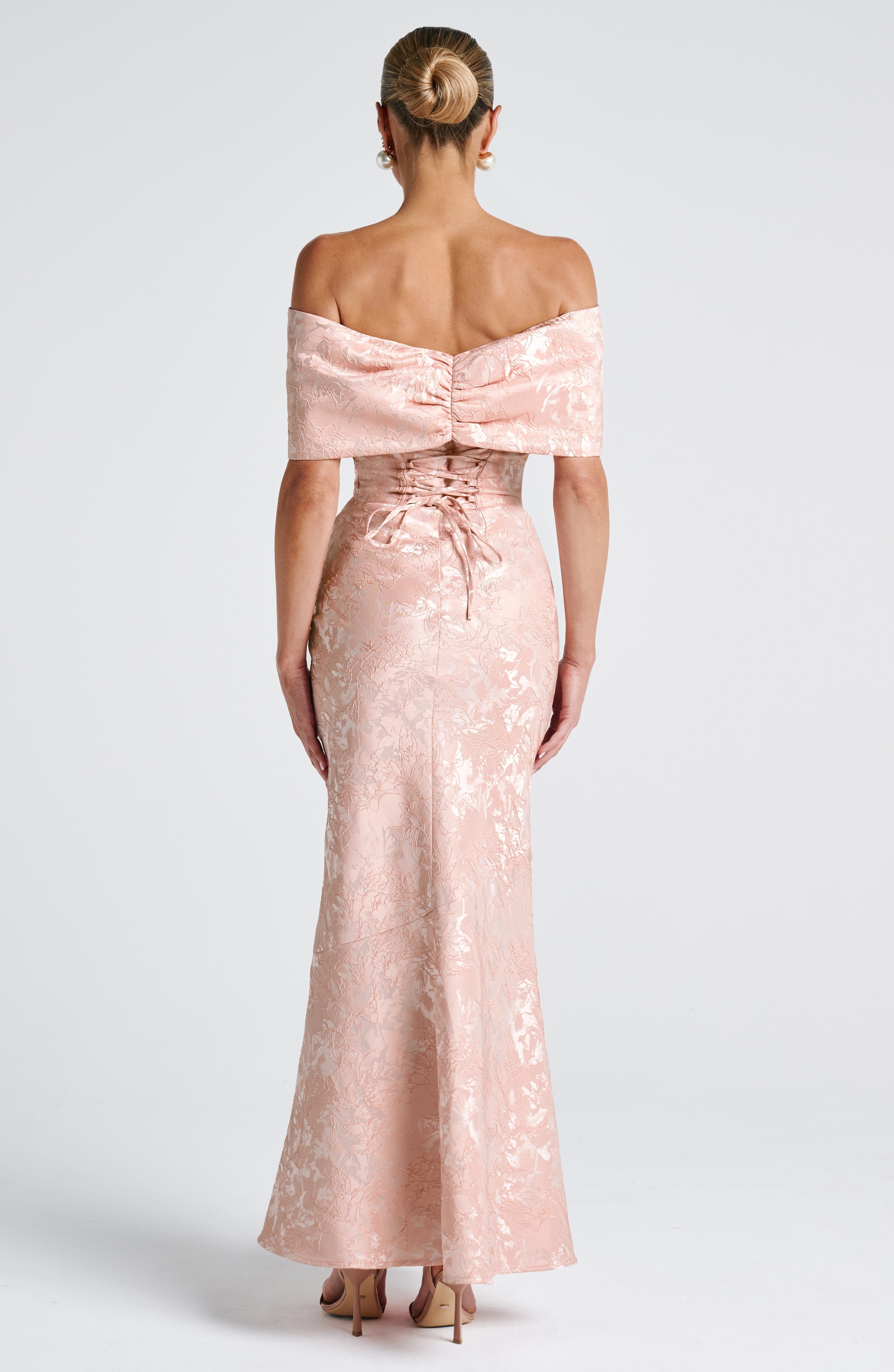 Emberly Maxi Dress - Soft Peach Avalabel