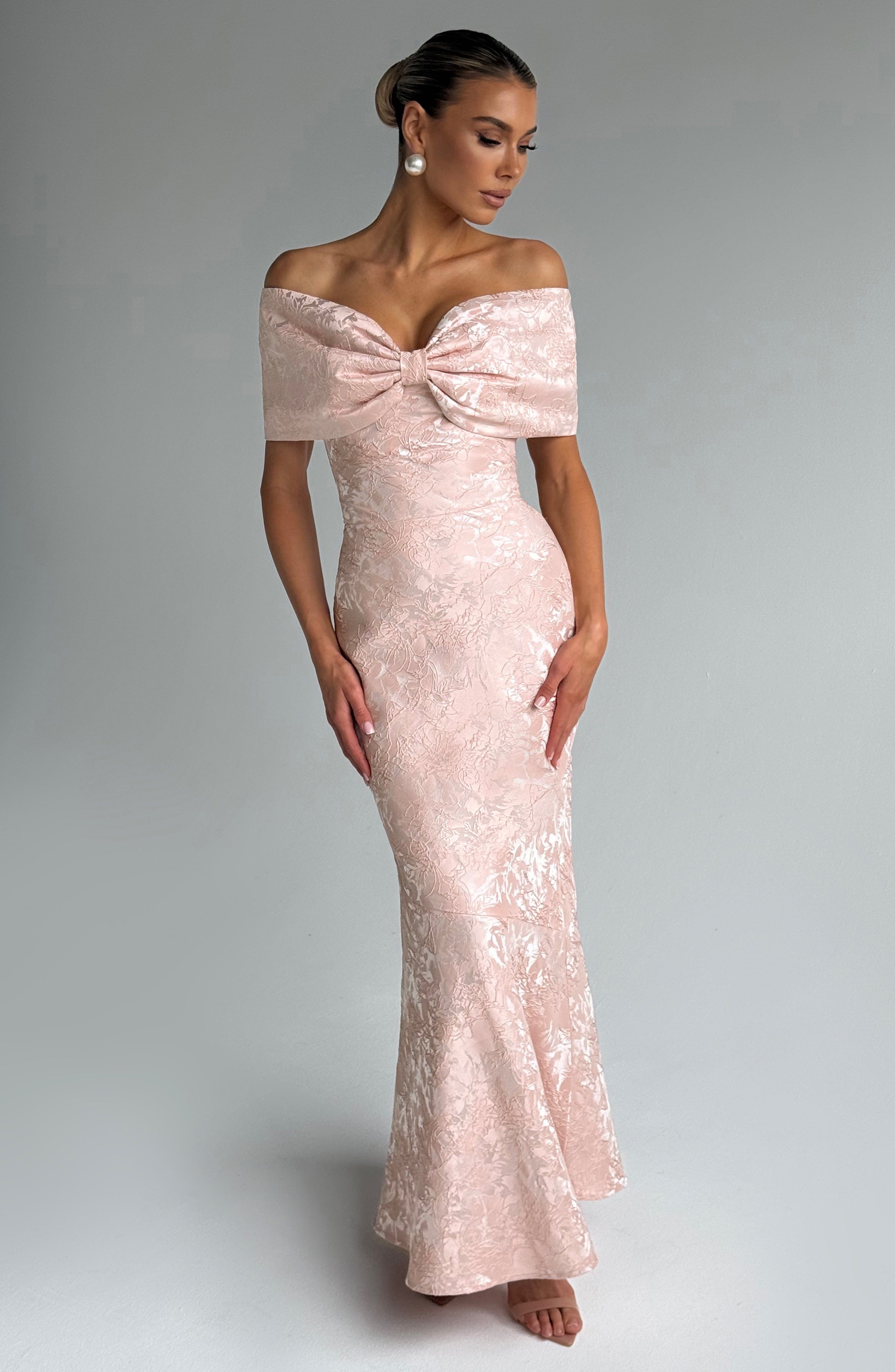 Emberly Maxi Dress - Soft Peach Avalabel
