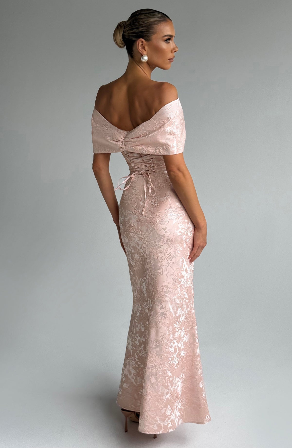 Emberly Maxi Dress - Soft Peach Avalabel