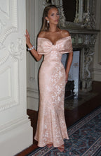 Emberly Maxi Dress - Soft Peach Avalabel