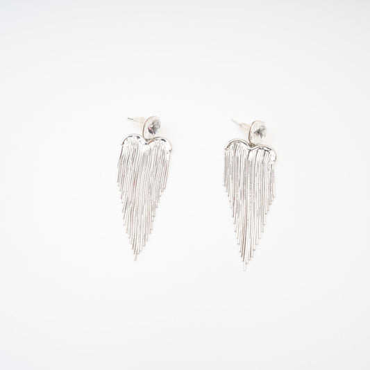 Eulalie Silver Tassel Earrings