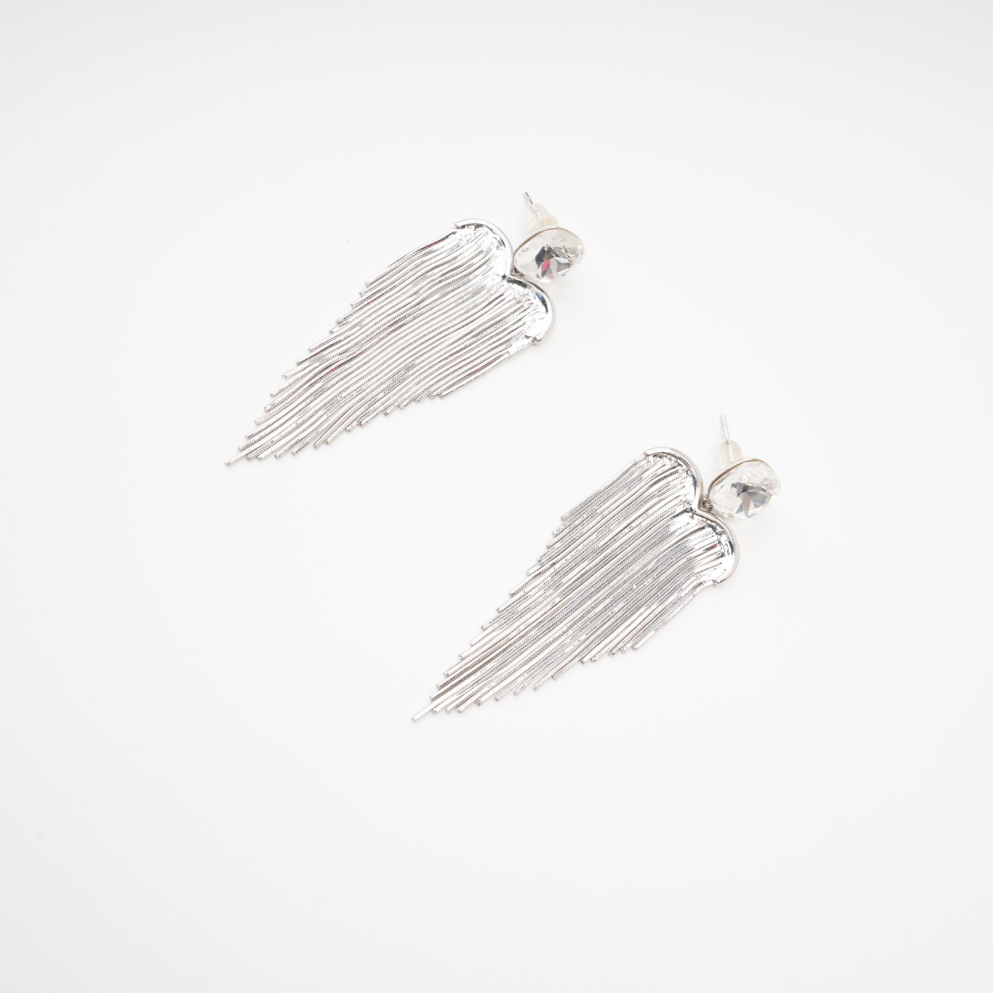 Eulalie Silver Tassel Earrings Avalabel