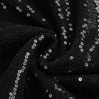 Vivien off-Shoulder Sequin Prom Maxi Dress in Black Avalabel