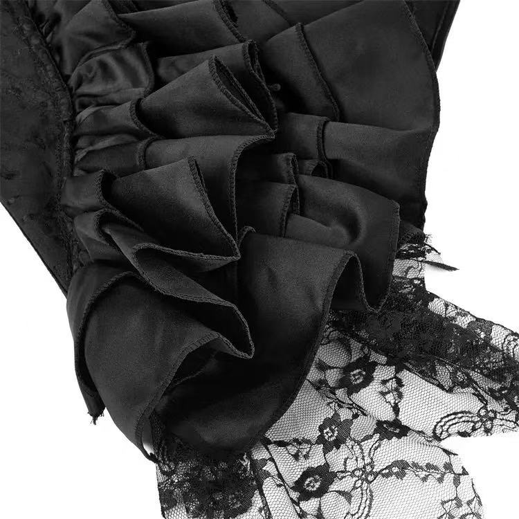 Retro satin STRAPLESS CORSET TOP Avalabel