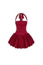 Rosetta Halter Bubble Mini Dress Avalabel