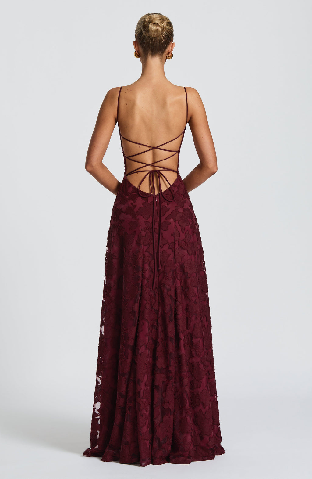 Francis Maxi Dress - Cherry Lacquer Avalabel