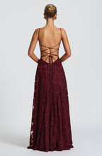 Francis Maxi Dress - Cherry Lacquer Avalabel