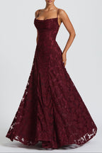 Francis Maxi Dress - Cherry Lacquer Avalabel
