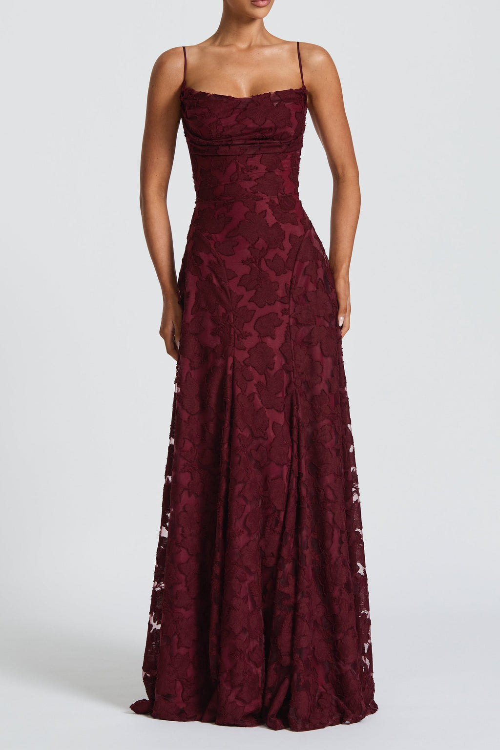Francis Maxi Dress - Cherry Lacquer Avalabel