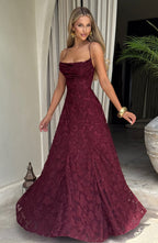 Francis Maxi Dress - Cherry Lacquer Avalabel