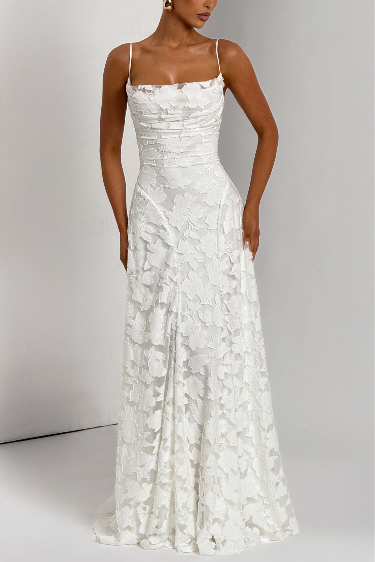 Francis Maxi Dress - White Avalabel