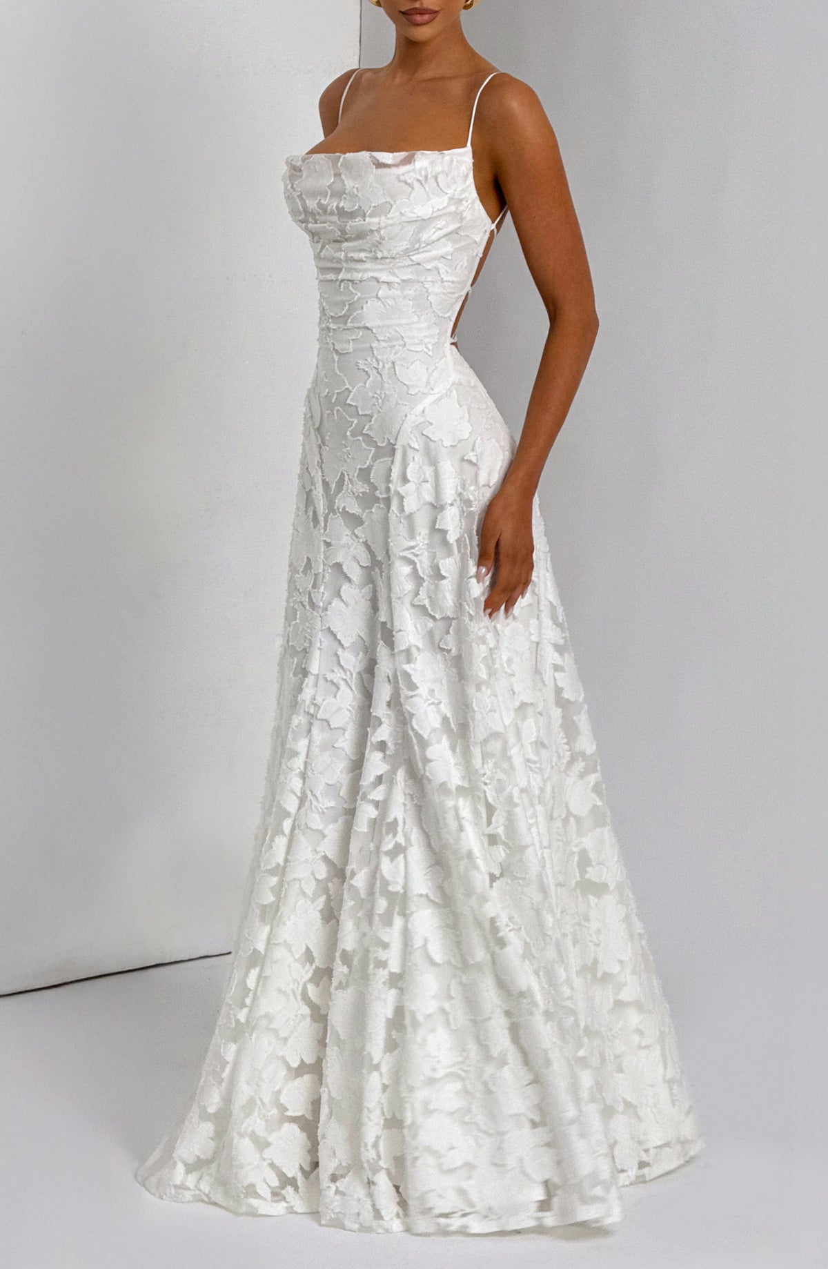 Francis Maxi Dress - White Avalabel