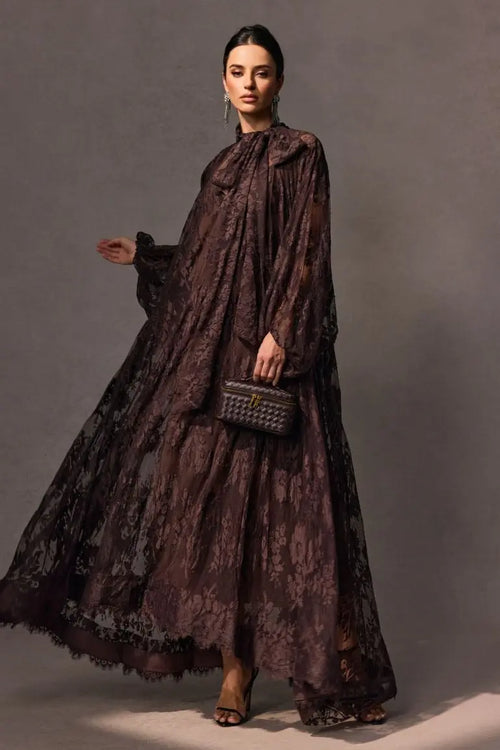 Catharine Floral Lace Sheer Maxi Dress Avalabel