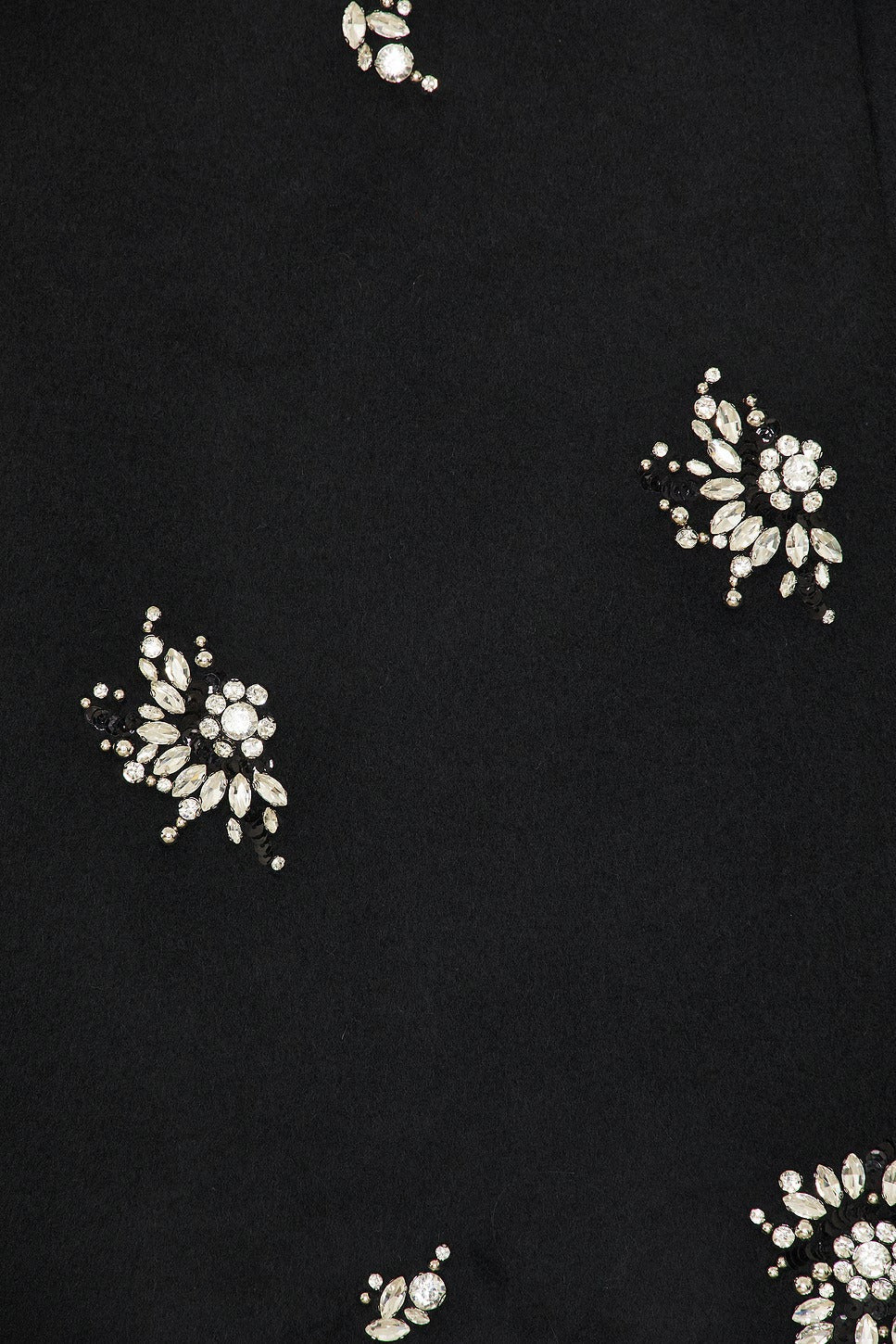 philippa crystal embellished Coat in black Avalabel