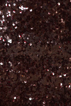 Strapless Sequin Mini Dress in Burgundy Avalabel